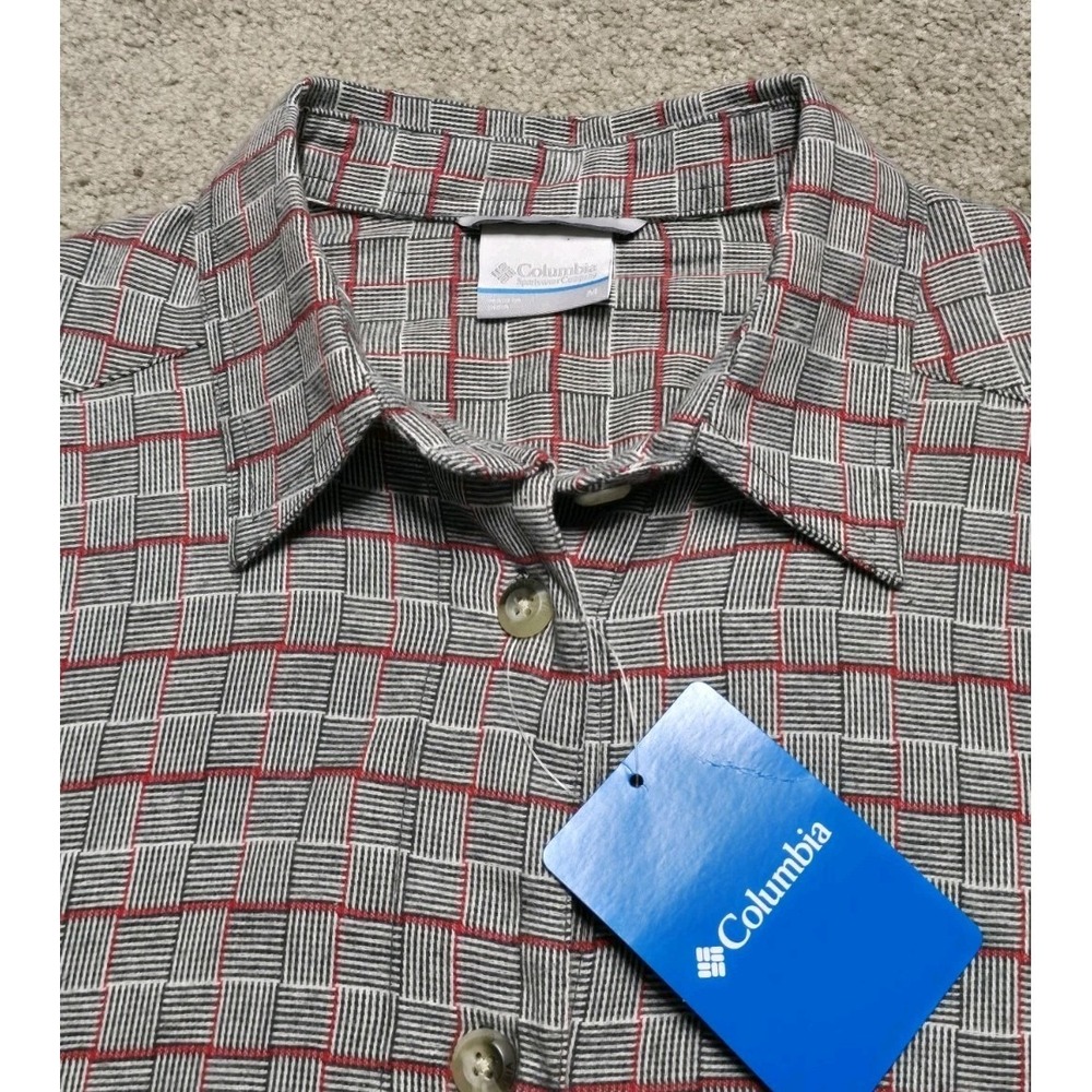 NWT Columbia Holly Hideaway Flannel Dress Womens M 100% Cotton Pockets Button‎ - Picture 8 of 16